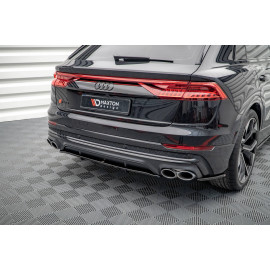 MAXTON Central Arriere Splitter (avec une barre verticale) Audi SQ8 Mk1