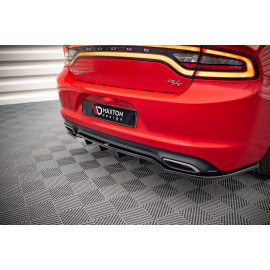 MAXTON Central Arriere Splitter (avec une barre verticale) Dodge Charger RT Mk7 Facelift