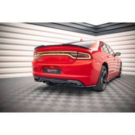 MAXTON Central Arriere Splitter (avec une barre verticale) Dodge Charger RT Mk7 Facelift