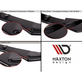 MAXTON Central Arriere Splitter (avec une barre verticale) Dodge Charger RT Mk7 Facelift