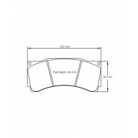 Plaquettes de frein Pagid S1539 RSL1,RSL2,RSL29