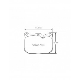 Plaquettes de frein Pagid S4931 RSL1,RSL29