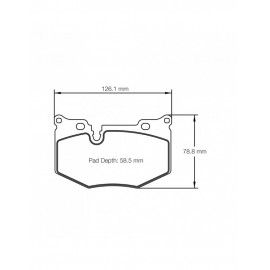 Plaquettes de frein Pagid S8279 RSL1,RSL29