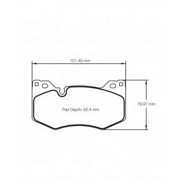 Plaquettes de frein Pagid S8278 RSL1,RSL29