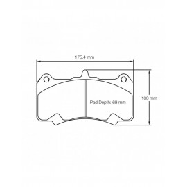 Plaquettes de frein Pagid S8258 RSL1