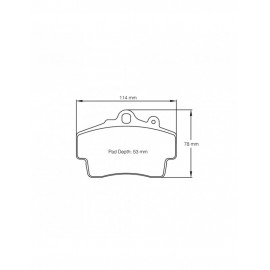 Plaquettes de frein Pagid S2407 RS14,RS44