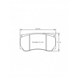 Plaquettes de frein Pagid S8033 RST1,RST5