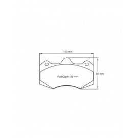 Plaquettes de frein Pagid S4346 RSL1,RSL2,RSL29