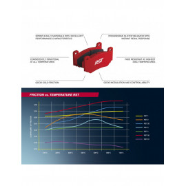 Plaquettes de frein Pagid rodées S3102 RST4,RST5