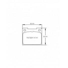 Plaquettes de frein Pagid rodées S3102 RST4,RST5