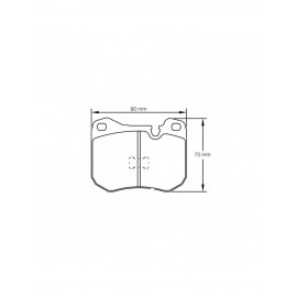 Plaquettes de frein Pagid S4702 RSH42,RSH29E