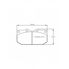 Plaquettes de frein Pagid S1406 RSL1,RSL29