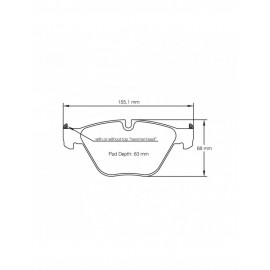 Plaquettes de frein Pagid S8053 RSL1,RSL19