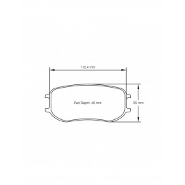 Plaquettes de frein Pagid S4929 RSL1,RSL29,RSLD1