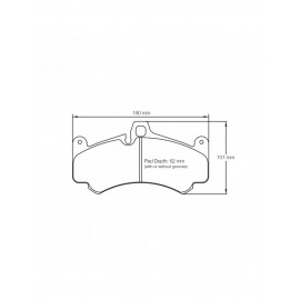 Plaquettes de frein Pagid S8003 RSL1,RSL29