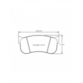 Plaquettes de frein Pagid S8101 RST1,RST5