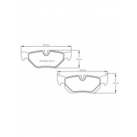 Plaquettes de frein Pagid S8035 RSL1,RSL29