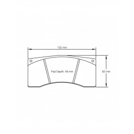 Plaquettes de frein Pagid S1674 RSL1,RSL2,RSL19,RSL29,RSLD1