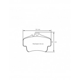 Plaquettes de frein Pagid rodées S8236 RSL1,RSL2