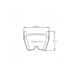 Plaquettes de frein Pagid S2931 RSL1,RSL29