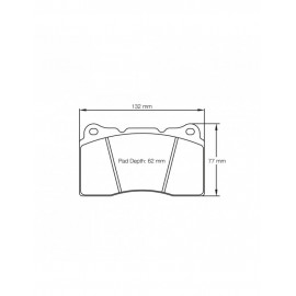 Plaquettes de frein Pagid rodées S2487 RSL1,RSL29