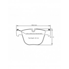 Plaquettes de frein Pagid S8021 RSL1,RSL19