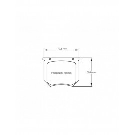 Plaquettes de frein Pagid S8032 RSH3,RSH42,RSH29E