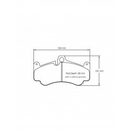 Plaquettes de frein Pagid S2707 RSC1,RSC3