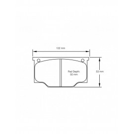 Plaquettes de frein Pagid S1192 RSH3,RSH42,RSH29E