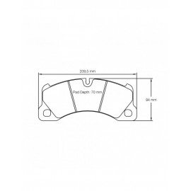 Plaquettes de frein Pagid S4917 RSC1,RSC3