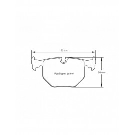 Plaquettes de frein Pagid S2685 RSL1,RSL29