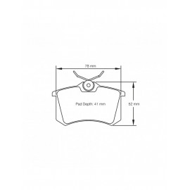 Plaquettes de frein Pagid S1158 RSL19,RSL29