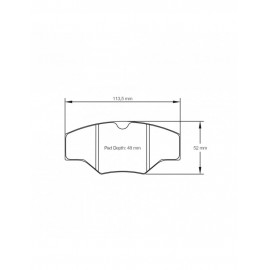 Plaquettes de frein Pagid S1265 RSH3,RSH42