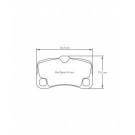 Plaquettes de frein Pagid S8006 RSC1,RSC3