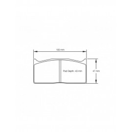 Plaquettes de frein Pagid S1283 RS34,RS42