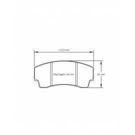 Plaquettes de frein Pagid S2127 RS14,RS42