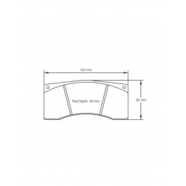 Plaquettes de frein Pagid S2704 RSL1,RSL19,RSLD1