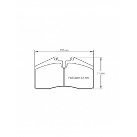 Plaquettes de frein Pagid S1204 RS14,RS42,RS44