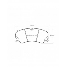 Plaquettes de frein Pagid S4927 RSC1,RSC2,RSC3