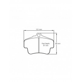 Plaquettes de frein Pagid S2405 RS14,RS42,RS44