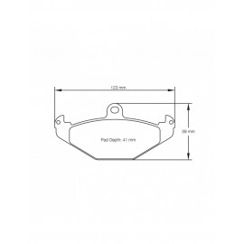 Plaquettes de frein Pagid S1682 RS14,RS42