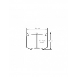 Plaquettes de frein Pagid S4905 RSH42,RSH29E