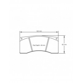 Plaquettes de frein Pagid S8267 RST1,RST3