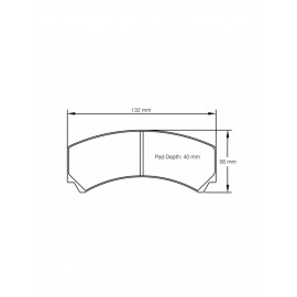 Plaquettes de frein Pagid S8237 RSL1,RSL2