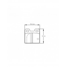 Plaquettes de frein Pagid S4122 RSH42,RSH29E