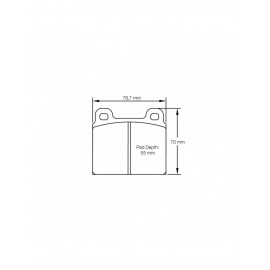 Plaquettes de frein Pagid S4501 RSH3,RSH42,RSH29E