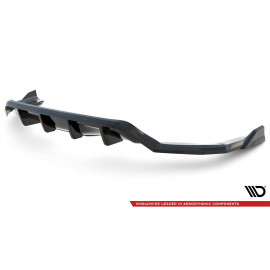 MAXTON Central Arriere Splitter (avec une barre verticale) BMW X6 M-Pack F16