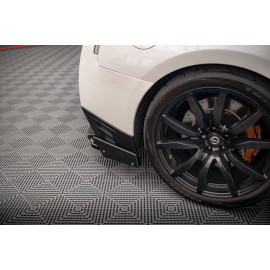 MAXTON Central Arriere Splitter + Flaps Nissan GTR R35 Facelift