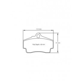 Plaquettes de frein Pagid S2406 RSL1,RSL19,RSL29