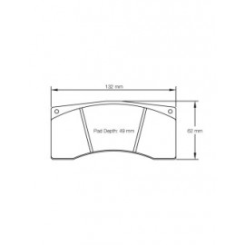 Plaquettes de frein Pagid S1674 RST1,RST3,RST4,RSTD1